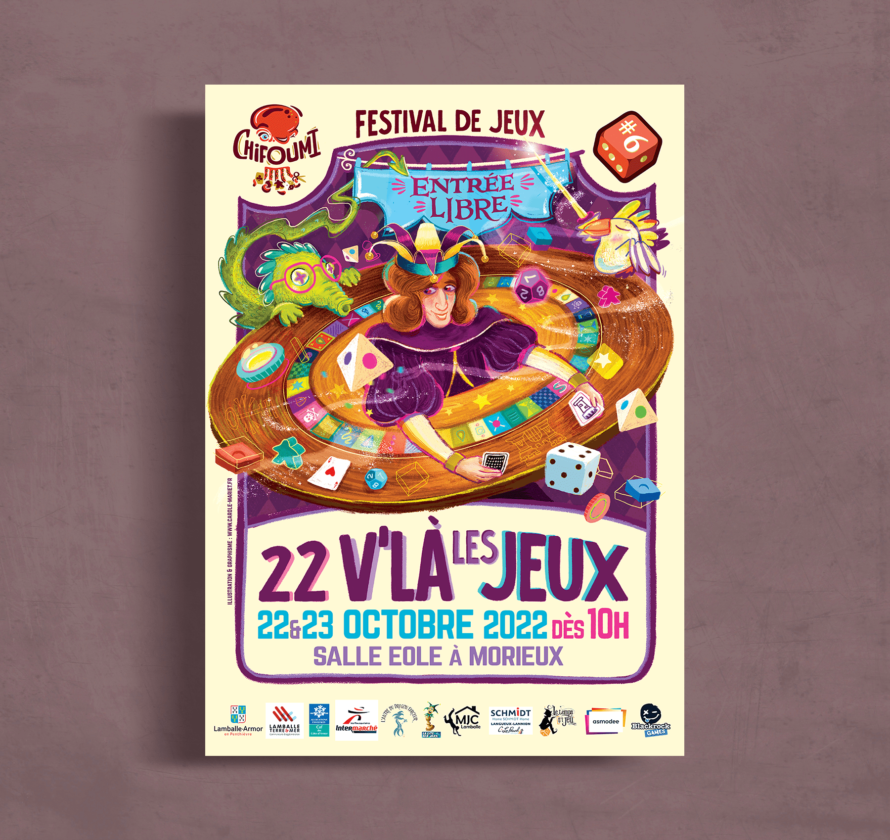 Affiche festival Chifoumi 2022 Affiche festival Chifoumi 2022