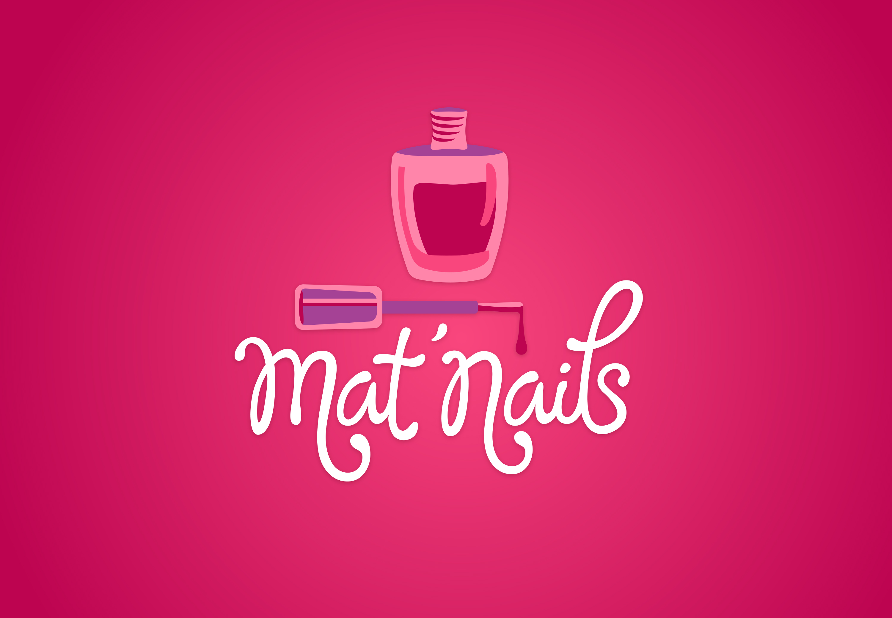 matnails logotype papeterie