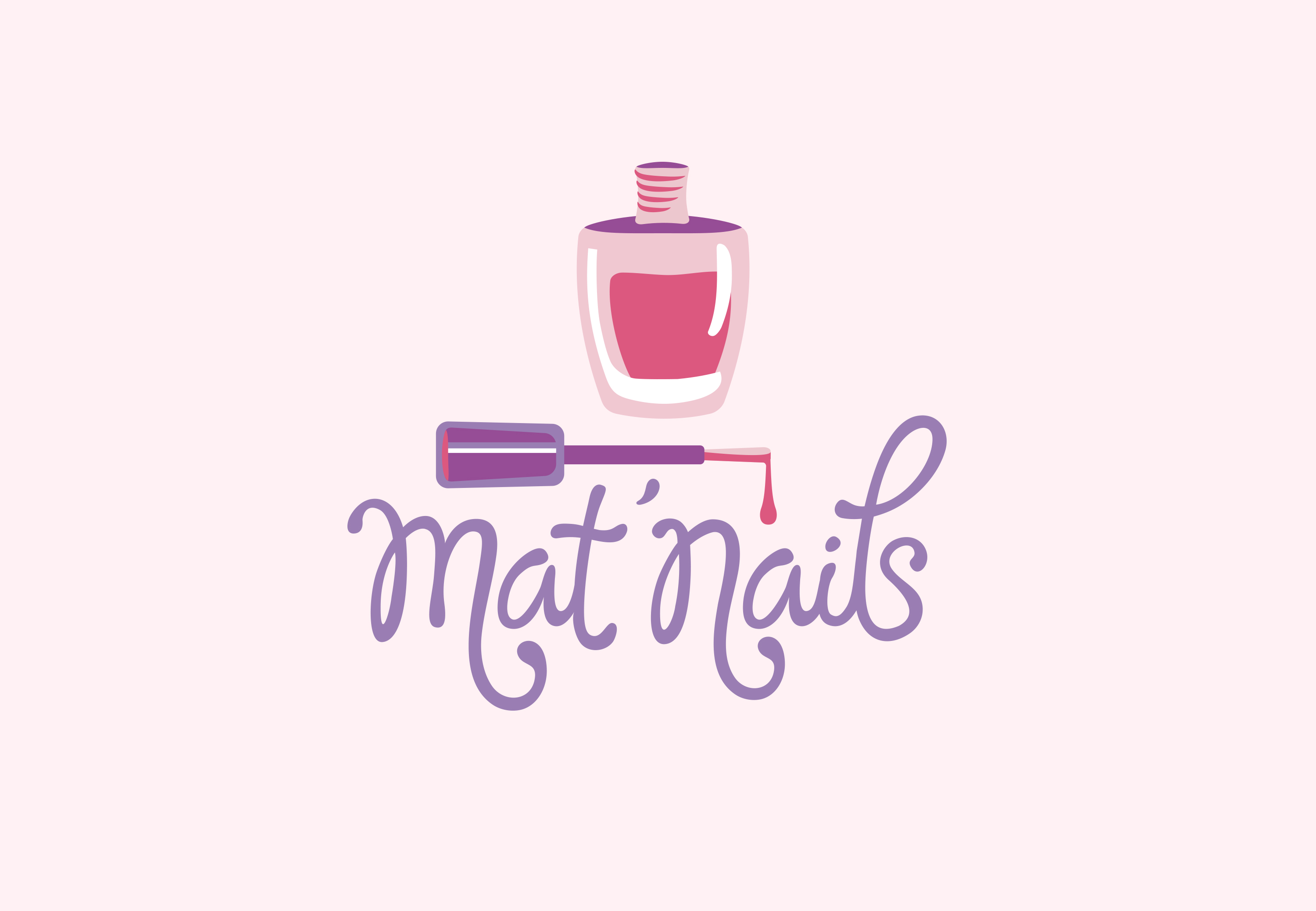 matnails logotype papeterie