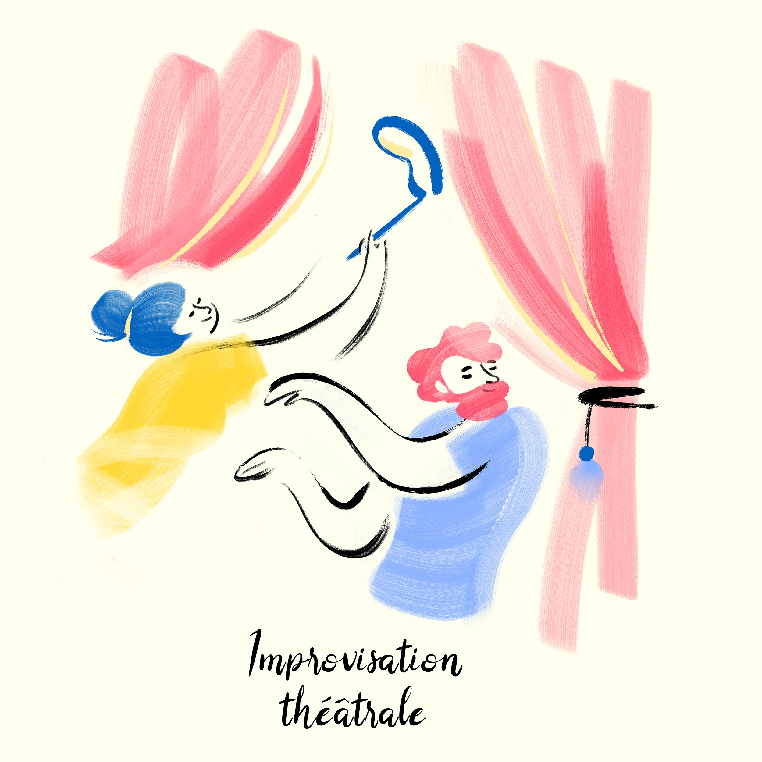 LPDC illustration improvisation théâtrale