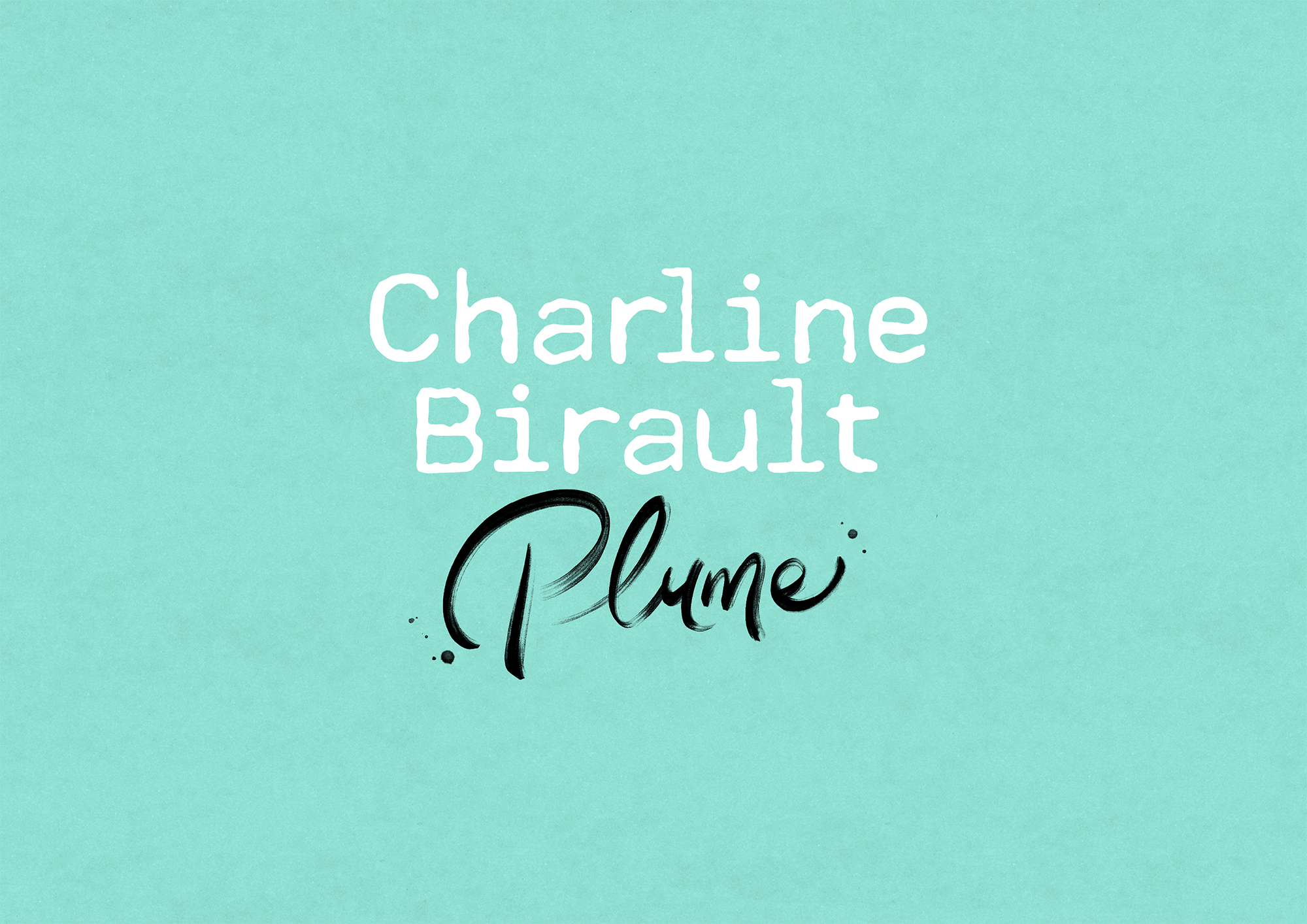 Charline Birault logotype fond couleur