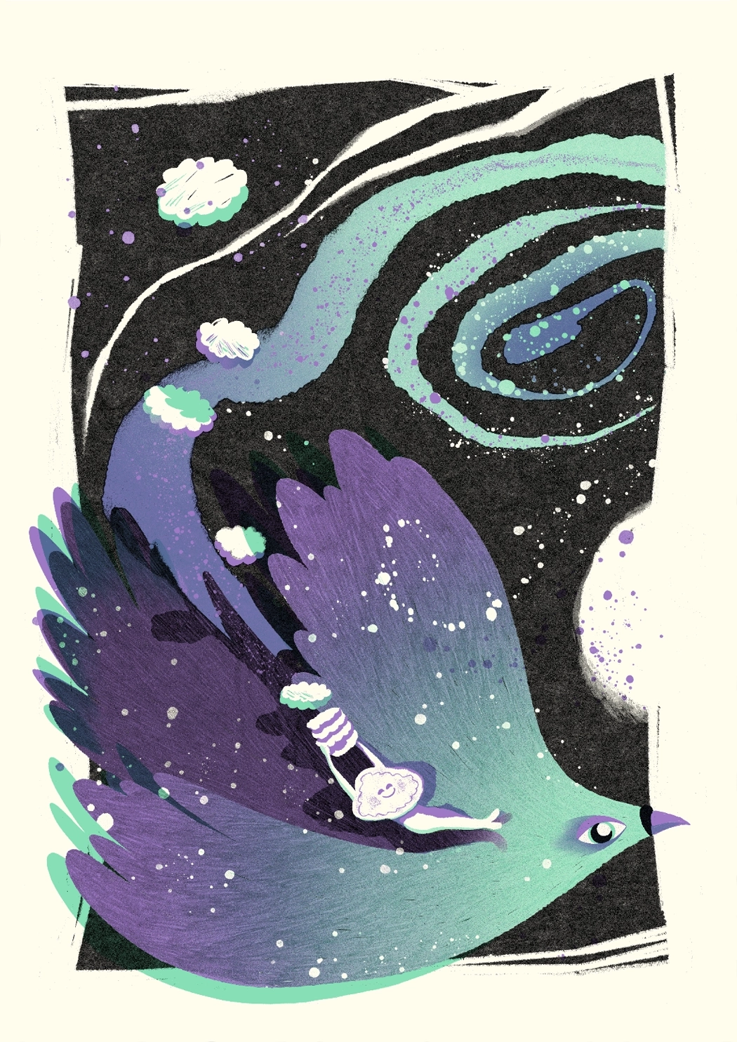 Risographie Les Voyageurs du Ciel