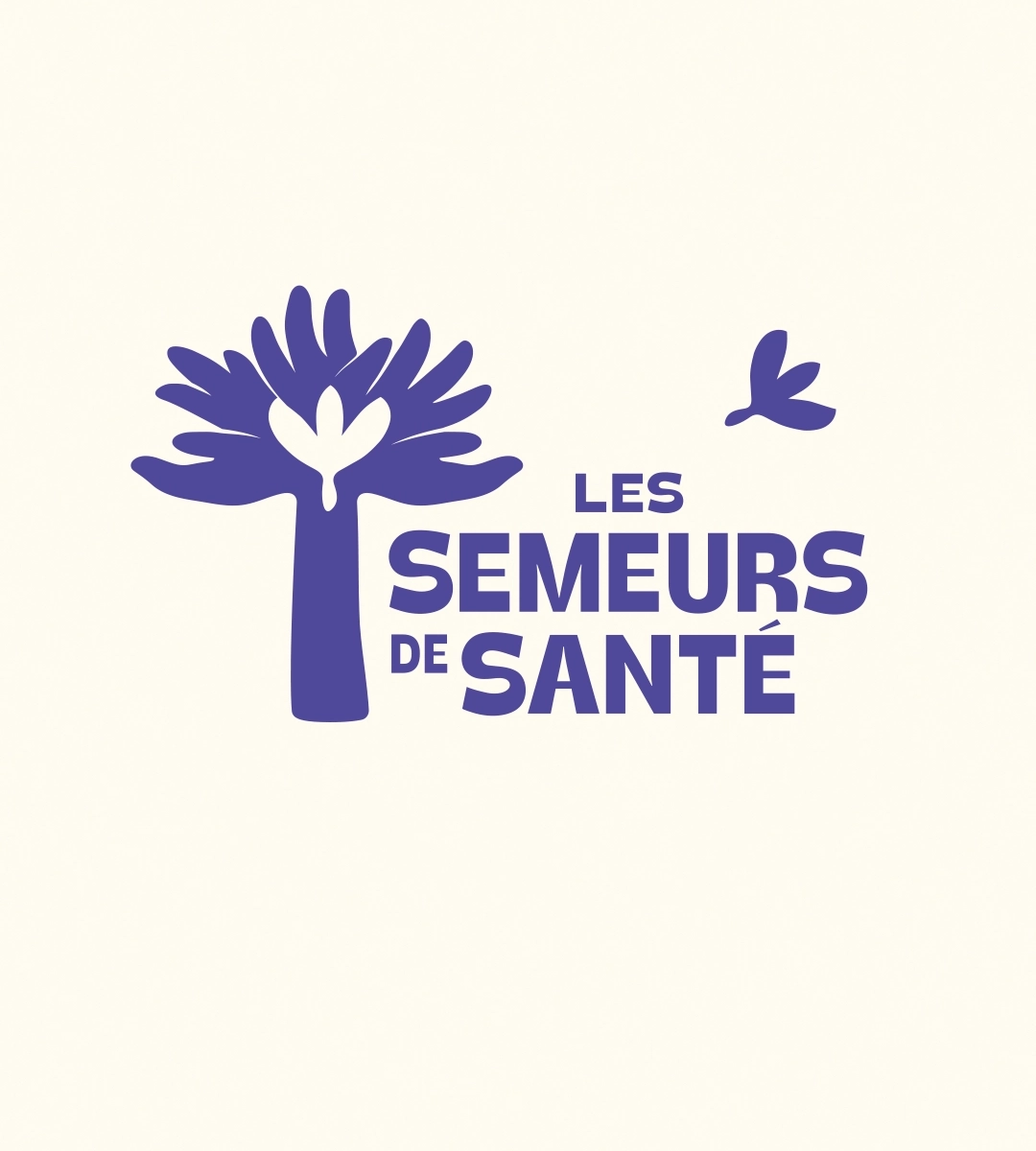 Logo monochrome foncé sur fond clair