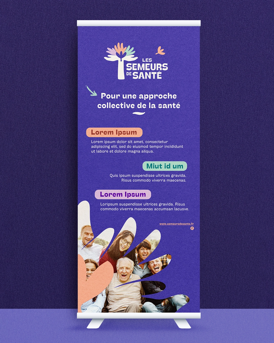 Kakémono Semeurs de Santé modèle