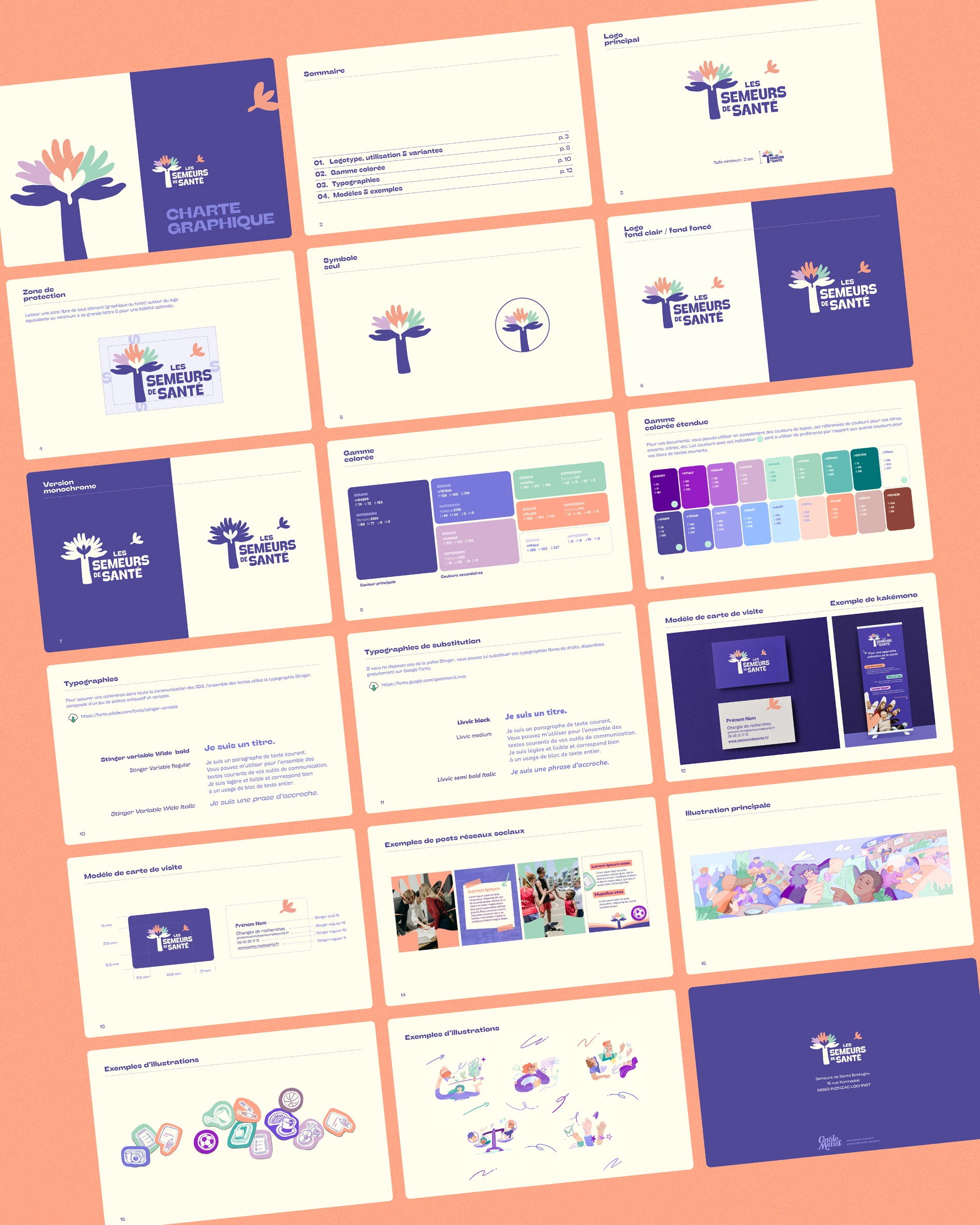 Charte graphique Semeurs de Santé