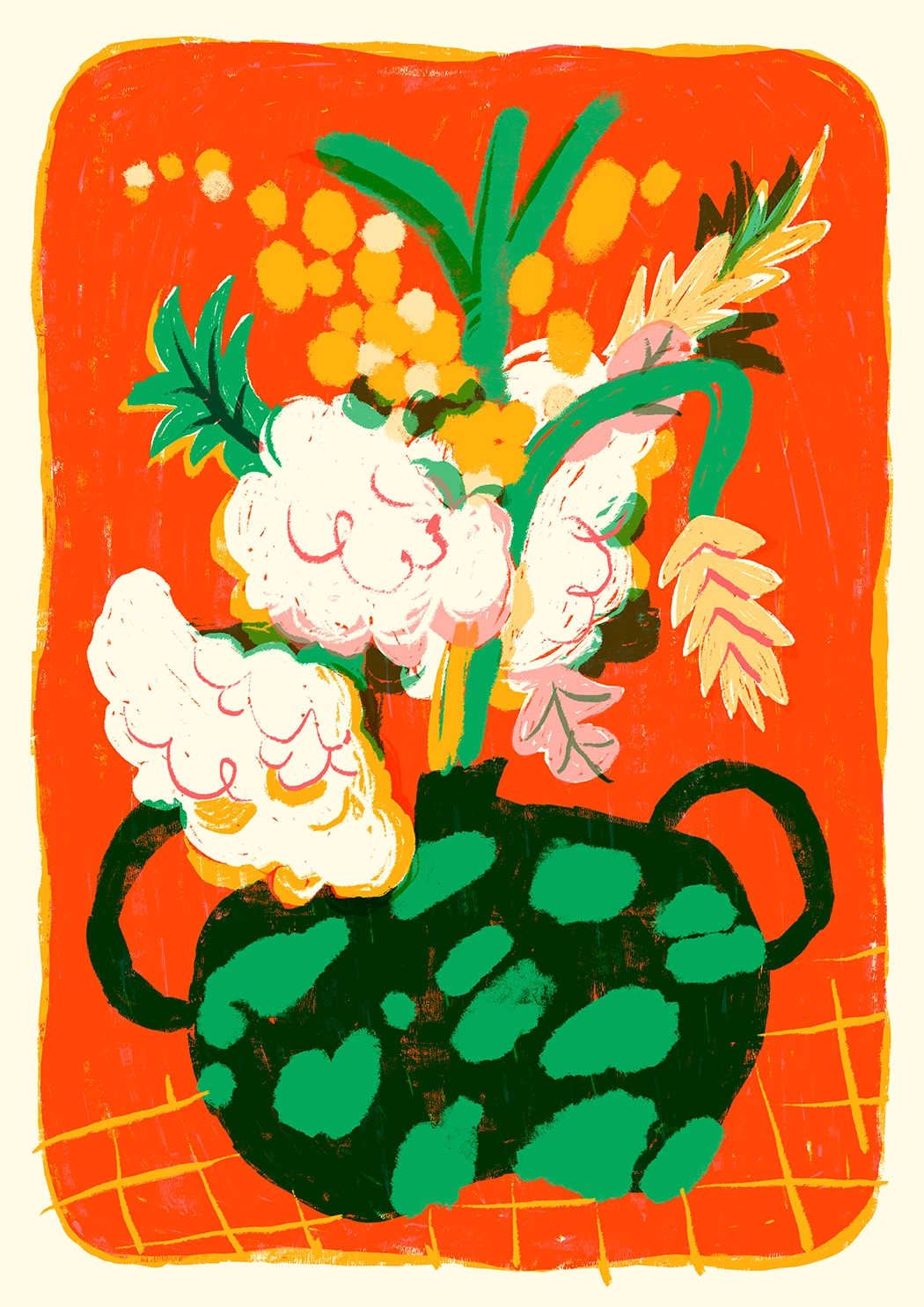 Illustration bouquet fleurs