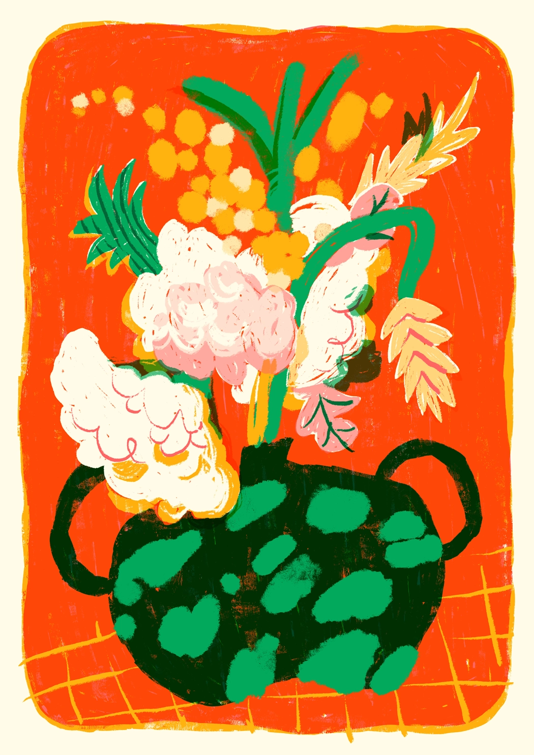 Illustration Vase fleurs